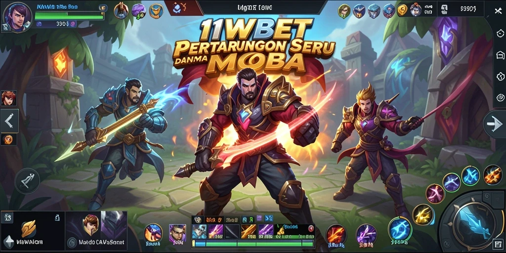 Tampilan seru dari gameplay <strong>11WBET</strong> dengan aksi pertempuran yang intens.