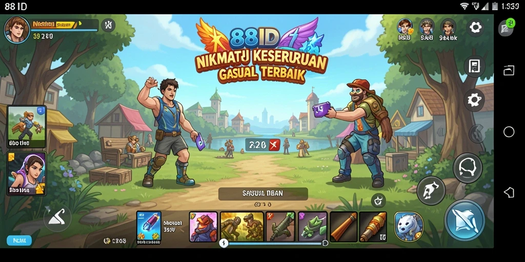 Tampilan gameplay seru di 88ID dengan tantangan yang menarik.