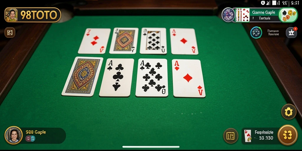 Tampilan gameplay seru dan interaktif dari 98TOTO.