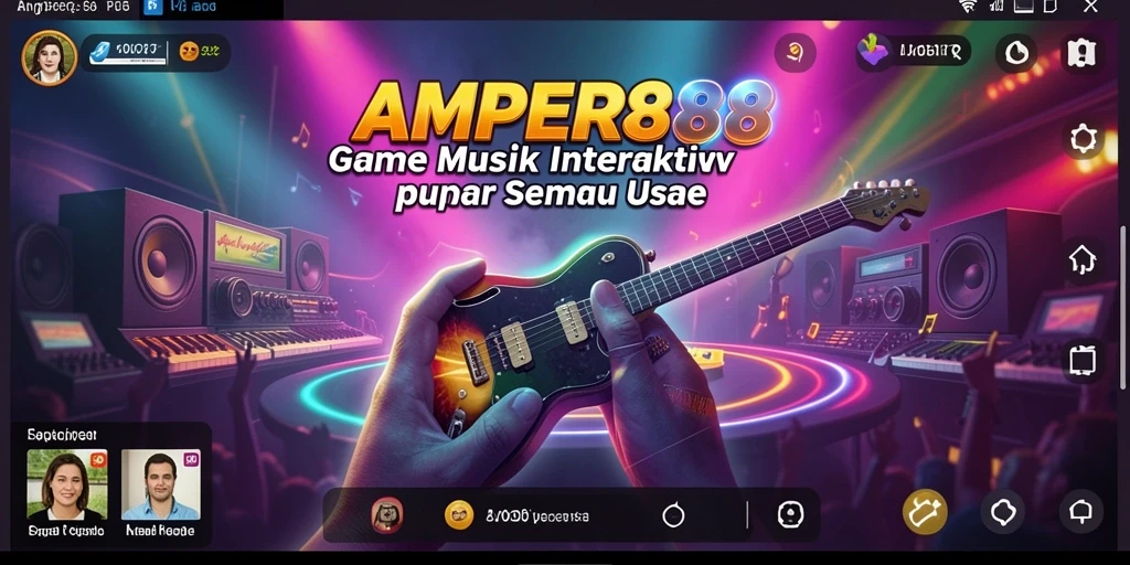 Tampilan gameplay AMPER88 yang penuh warna dan interaktif.