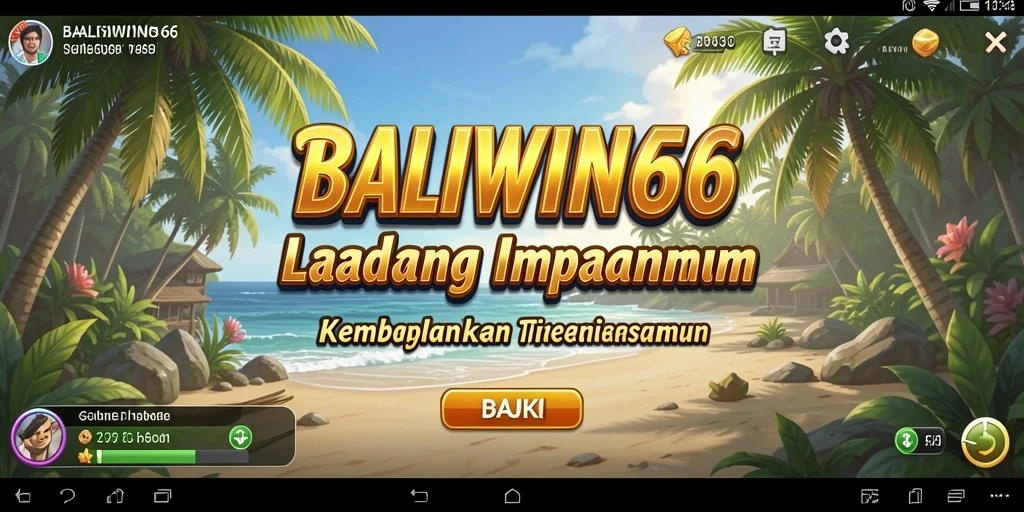Screenshot utama BALIWIN66 menampilkan ladang yang subur dan beragam tanaman.