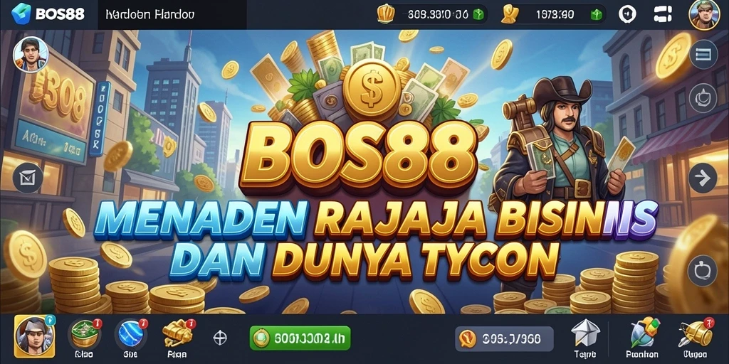 Tampilan gameplay BOS88 yang seru dan interaktif di dunia Tycoon.