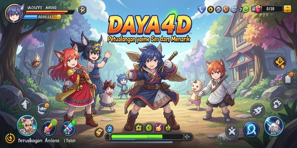 Gameplay SERU dari DAYA4D yang penuh warna dan karakter menarik.