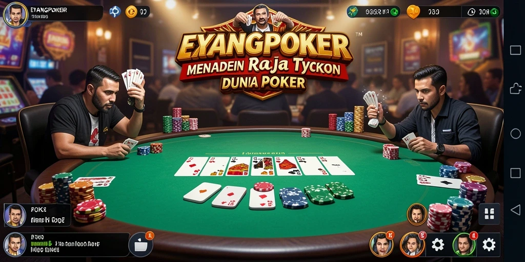 Tampilan gameplay EYANGPOKER yang menarik dan strategis.