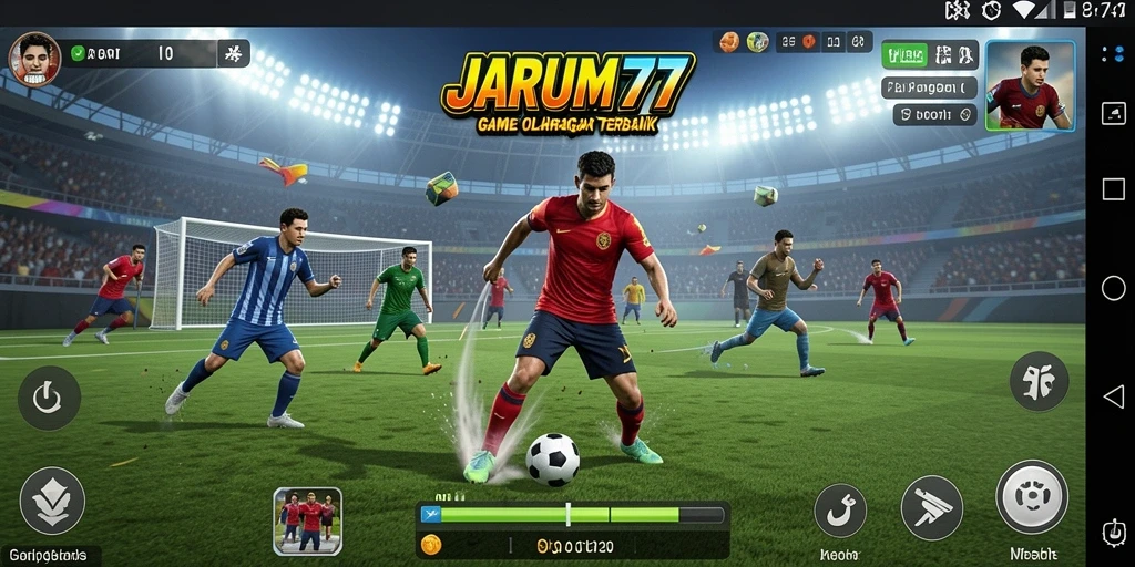 Tampilan gameplay JARUM77 yang dinamis dan seru.