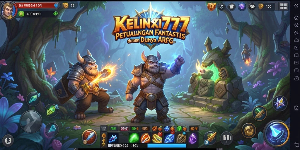 Screenshot menggambarkan pertempuran seru di KELINCI777.