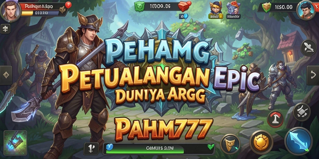 Tampilan seru gameplay PAHAM777 dengan aksi petualangan mengesankan.