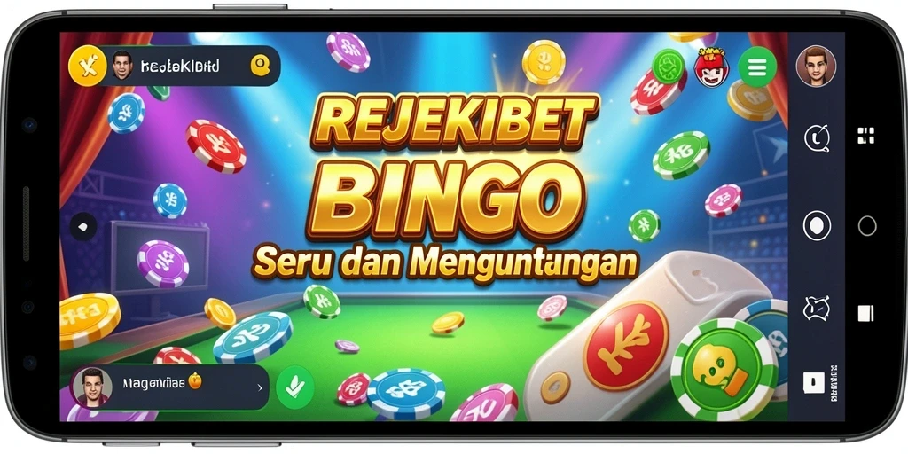 Tampilan menarik gameplay Bingo REJEKIBET yang seru.