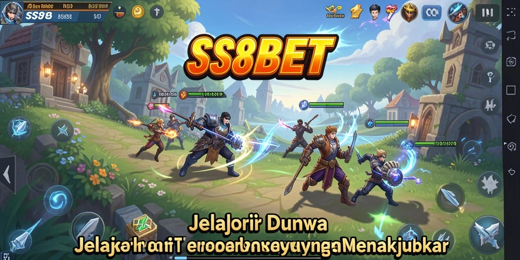 Tampilan gameplay Open World SS88BET yang menakjubkan.