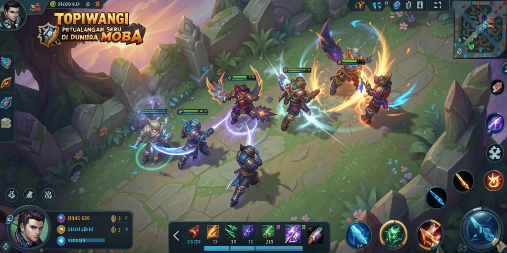 Gameplay seru dan strategis di TOPIWANGI.