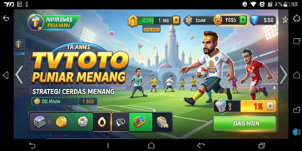 Tampilan gameplay TVTOTO yang mendebarkan dan penuh strategi.