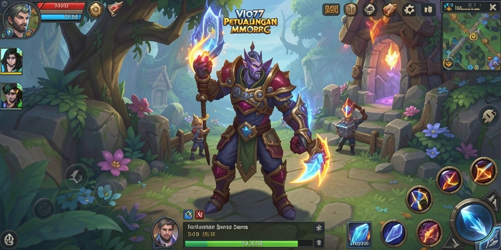 Screenshot VIO77 menampilkan aksi seru dalam petualangan MMORPG.