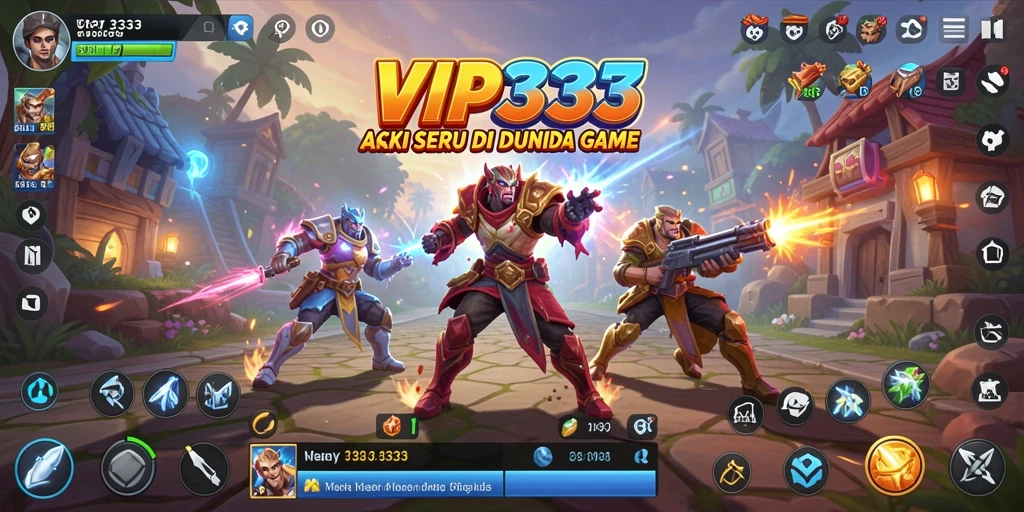 Tampilan gameplay seru dari VIP333 dengan aksi tanpa henti.