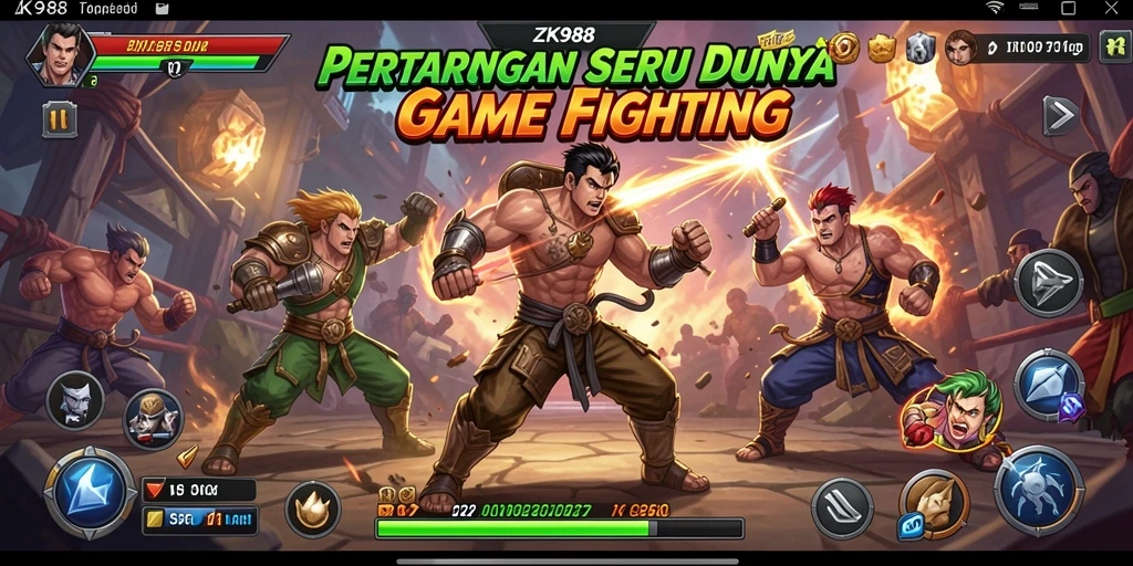 Tangkapan layar menunjukkan aksi pertarungan seru di ZK988.