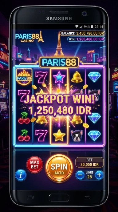 Tampilan antarmuka pengguna paris88 yang intuitif dan mudah digunakan.